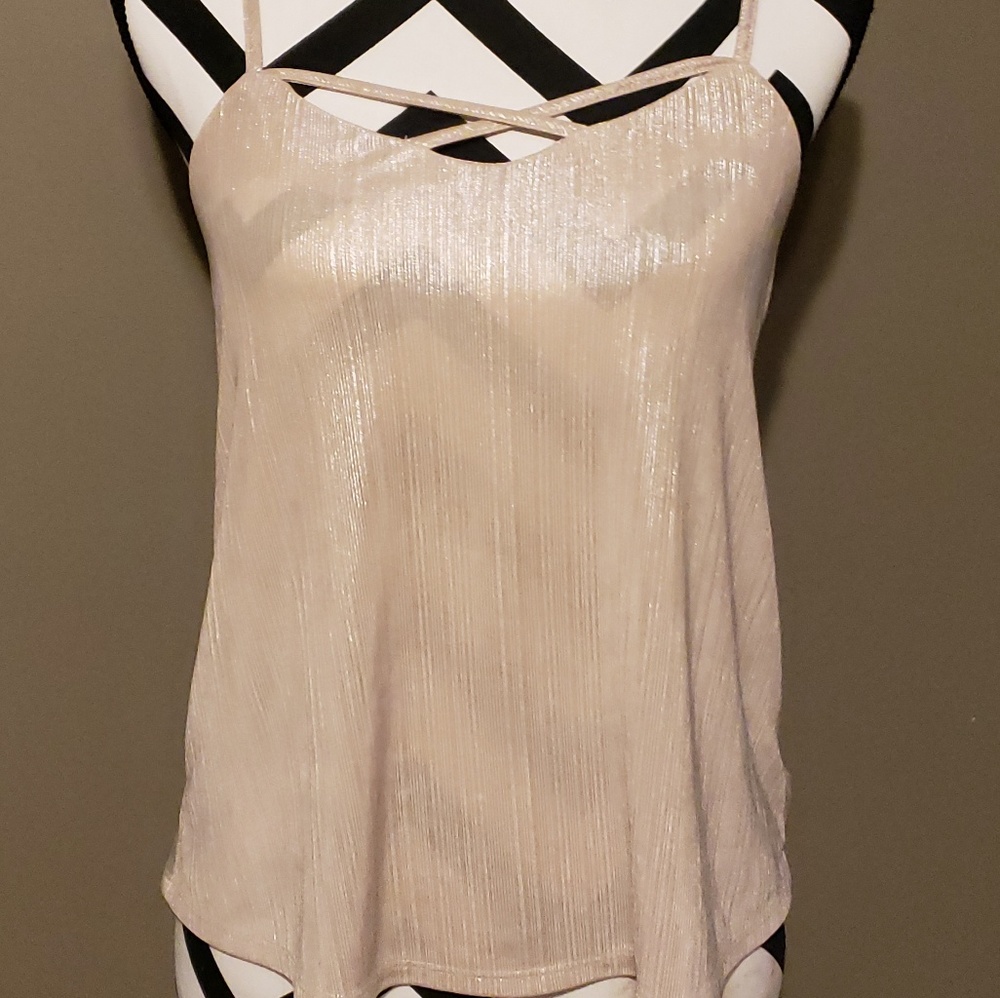 NWOT Rue 21 Shimmer Tank Sz S